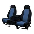 CalTrend Front 50/50 Split Bench Tweed Seat Covers for 2000-2004 Toyota Avalon - TY286-04TT Blue Insert with Black Trim