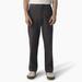 Dickies Men's Skateboarding Regular Fit Double Knee Pants - Charcoal W/ Gray Stitching Size 28 32 (WPSK96)