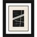 LÃ¡szlÃ³ Moholy-Nagy 12x14 Black Ornate Wood Framed Double Matted Museum Art Print Titled: Untitled Composition