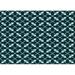 Ahgly Company Machine Washable Indoor Rectangle Transitional Deep Teal Green Area Rugs 3 x 5