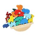 Gifts for Kids Deals! Wooden Dinosaur&Animal Stacking Blocks Balance Game Toys for Kidsâ€™s Gifts