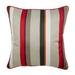 Pillow Cases Decorative Throw Pillows Covers 24 x 24 Striped Pillow Covers Jacquard Patterned Pillows For Couch Bed Sofa Red Pillow Covers 24x24 inch (60x60 cm) - Stripe My Life