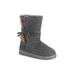 Women's Clementine Bootie by MUK LUKS in Grey Plaid (Size 8 M)