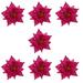 Christmas Glitter Poinsettia Flowers Artificial Flowers Flower Flowers Pe Flower Xmas Decorative Flower Tree Decor