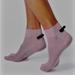 Kate Spade Accessories | Kate Spade New York Shimmer Ankle Socks With Tiny Bow | Color: Purple | Size: Os