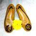 Tory Burch Shoes | Like Tory Burch | Reva Patent Leather Flats | Color: Gold/Tan | Size: 6.5