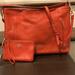 Coach Bags | Coach Vintage Orange Tangerine Crossbody Briefcase Shoulder Bag Mint Condition | Color: Gold/Orange | Size: Os