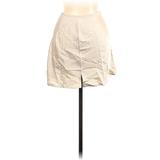 BEIGE BOTANY Casual Skirt: Tan Solid Bottoms - Women's Size Large