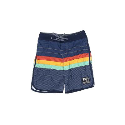 Quiksilver Board Shorts: Blue Stripes Bottoms - Kids Boy's Size 20