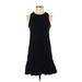 ASOS Casual Dress - A-Line: Black Solid Dresses - Women's Size 2