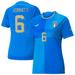 Women's Puma Marco Verratti Blue Italy National Team 2022/23 Home Replica Player Jersey