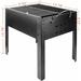 Arlmont & Co. Latrale 13" Portable Charcoal Grill Stainless Steel/Steel in Black/Gray | 13 H x 13 W x 10 D in | Wayfair