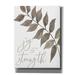 Trinx The Lord is My Strength by Cindy Jacobs - Wrapped Canvas Print 16.0 H x 12.0 W x 0.75 D in brownCanvas in Brown;white | 12" W x 16" H | Wayfair