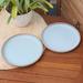 Novica Handmade Blue Bounty Ceramic Salad Plates (Pair)