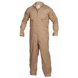 TRU-SPEC 2662 Flight Suit,L,32" Inseam,Khaki