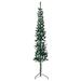 The Holiday Aisle® Christmas Tree Decoration Slim Artificial Half Xmas Tree w/ Stand | 17.3 W x 13.8 D in | Wayfair