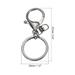 10pcs Key Chain for Keys, Lobster Claw Clasps Keyring for Arts DIY, Black