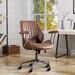 17 Stories Kalysia Task Chair Upholstered in Red/Pink/Brown | 38.19 H x 28.35 W x 24.8 D in | Wayfair 6F3948A64D4449AF9148186EB2D2EF0C