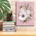 Red Barrel Studio® Lover Bouquet by House Fenway - Wrapped Canvas Print Canvas, Solid Wood in Pink | 16 H x 12 W x 0.75 D in | Wayfair