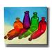 Red Barrel Studio® Colorful Bottles by Ata Alishahi - Wrapped Canvas Graphic Art Canvas in Blue/Green/Red | 26 H x 30 W x 1.5 D in | Wayfair