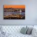 Latitude Run® Bay Bridge from Berkeley by John Gavrilis - Wrapped Canvas Photograph Metal in Blue/Brown | 40 H x 60 W x 1.5 D in | Wayfair