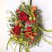 Primrue 24" Floral Wreath Silk in Red/Green | 24 H x 24 W x 8 D in | Wayfair F1A5563CF03245DFA23E29DDB02BB16A