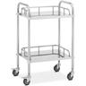 Steinberg Systems - Chariot médical Chariot médical inox 2 étagères 20 kg Avec freins