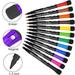 QingY-Whiteboard Pens Whiteboard Markers 12 Colours Magnetic White Board Markers Erasable White Board Pens Dry Wipe Markers Fine Tip Whiteboard Pen for Kids Whiteboards Wall Planner Erase Marker