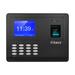 Aibecy Biometric Fingerprint Password Time Attendace Machine Employee Checking-in Time Clock Recorder Reader with 2.8 Inch TFT Screen Multi-language Built-in Battery Support USB Disk Data Download