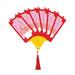 New Year Fan Red Envelope Creative 15 X 9cm Paper 6 Slots/8 Slots/10 Slots Best Wish Lucky Money Pockets Gift Bag
