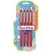 Paper Mate Flair Felt Tip Pens Medium Point (0.7mm) Red 4 count