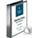 Business Source Basic D-Ring View Binders 1 1/2 Binder Capacity - Letter - 8 1/2 x 11 Sheet Size - D-Ring Fastener(s) - Polypropylene - Black - Clear Overlay - 1 Each