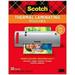 Scotch Thermal Laminating Pouches 5 Mil Thick for Extra Protection 8.9 x 11.4-Inches 5 mil thick 50-Pack (TP5854-50)