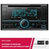 New Kenwood Excelon DPX795BH Dual Din CD Receiver with Bluetooth and SiriusXM Tuner