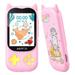 AGPTEK Toddler Music Player Bluetooth MP3 Player with Built-in Speaker A61 Pink