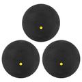 3Pcs Squash Ball One-Yellow-Dot Low Speed Sports Professional Player Competition Squash