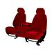 CalTrend Front Buckets O.E. Velour Seat Covers for 2006-2011 Honda Civic - HD376-02RA Red Classic Insert and Trim