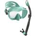 Rapido Boutique Collection Active Frameless Snorkel Mask Dry Snorkel Set Scuba Snorkeling Dive Mask Snorkel Combo Kit