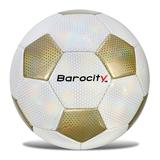 Barocity Classic White & Gold Size 3 Soccer Ball â€“ Boys and Girls Soccer Ball Premium Outdoor and Indoor Soccer Ball for Toddlers Playtime and Practice Games â€“ Cool Ball for All Ages