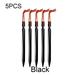 5/10pcs 18cm Camping Strong Aluminium Alloy Red Triangular Stake Nail Tent Peg Stakes Camping Hiking BLACK 5PCS