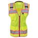 Women s High Visibility Safety Vest with Pink Trim Type R Class 2 XL SAFEGEAR