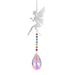 New Ornament Butterfly Pattern Home Garden Decor Crystal Prisms Hanging Crystal Pendants Rainbow Chaser Chandelier Wind Chimes 4