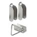 Slide-Co 1819 Window Screen Hanger & Latch Hardware Set Aluminum Mill Finish Each