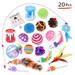20 Toys Cats Cat Tunnel Pet Wand Pcs Balls Cat Toy Teaser Mice Indoor Kittens Pet Toys Dog Anxiety for Large Dogs Squeak Dog Plush Cat Enrichment Feeder Dog Quiet Squeaker Dog Rope for Small Dogs Chew
