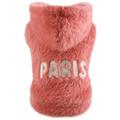 Pet Dog Hooded Sweatshirt Pure Color Plush Warm Coat Cat Letter Warm Clothes Dog Hat Sweater for Dog Small Dog Pullover Dog Life Jacket for German Mini Clothes Small Dog Dress Sweater Small Dog