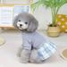 2022 Couple Suit Wool Fabric Fashion Sweater Skirt Pants Suit Small Dog Cat Clothes Pet Clothes skirt 2XL