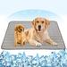 Summer Cooling Mat for Dogs Cats Pet Cooling Mat Dogs Cats Chill Bed Indoor Summer Heat Relief Indoor Cool Cushion Gel Sleeping Pad Seat Pet Crate Pad Portable & Washable Pet Cooling Blanket