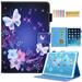 Feishell Case for iPad 10th Gen 10.9 2022 Card Slot Cover with Pencil Holder Multi-Angle Viewing Stand Pocket Design Folio Leather Case for iPad 10th Gen 10.9 2022 Butterflies