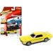 Diecast 1969 Mercury Cougar Eliminator Yellow with Black Stripes Classic Gold Collection Series Limited Edition to 12240 pieces Worldwide 1/64 Diecast Model Car by Johnny Lightning