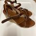 American Eagle Outfitters Shoes | American Eagle Outfitters Wedge Sandals - 6 | Color: Brown/Tan | Size: 6